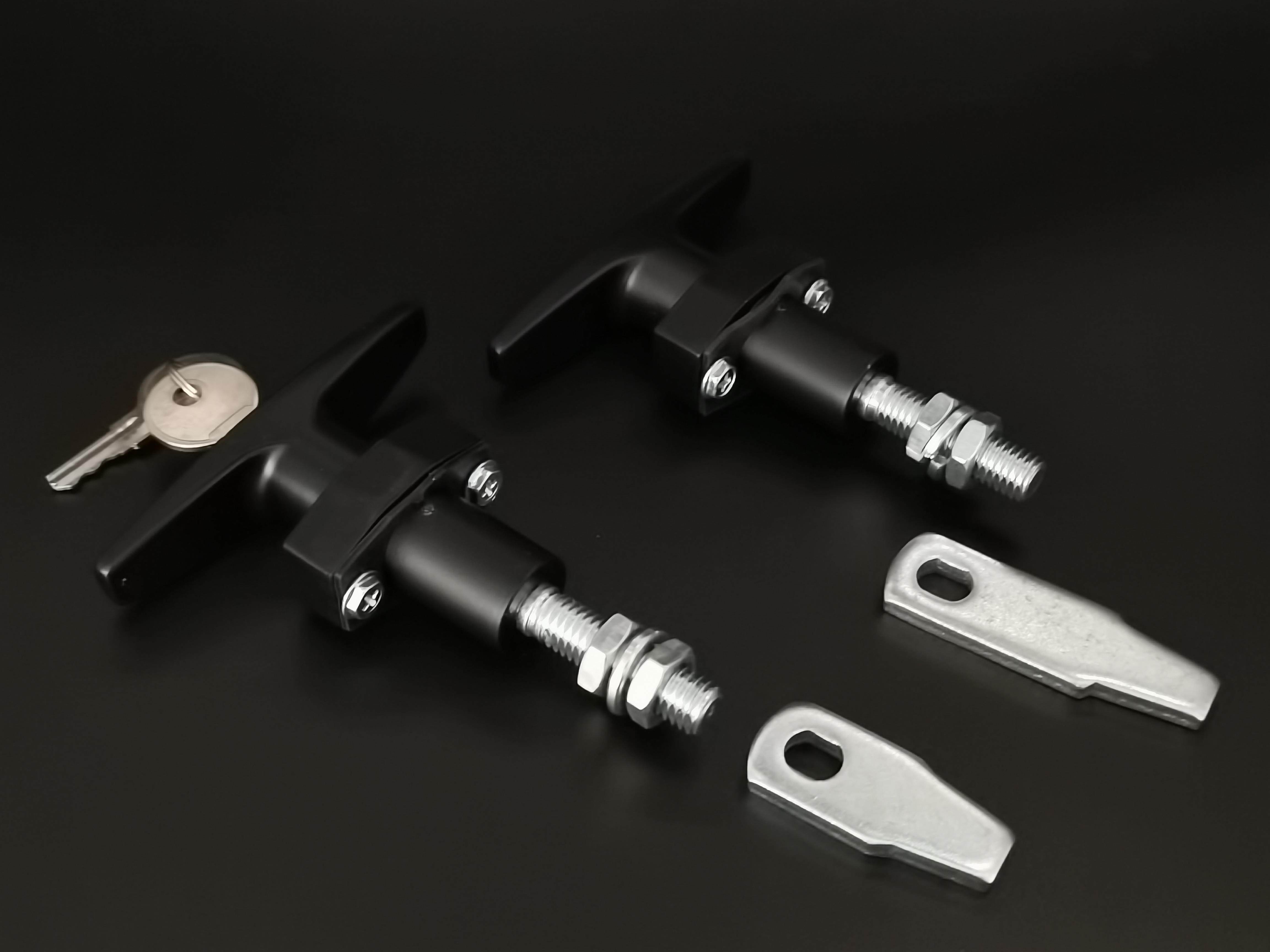 T type pressing lock MS309-2 host shell cabinet door lock electric control electric cabinet compression turning lock eco-friendly MS101-1-2