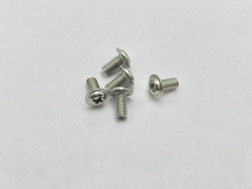 M1 M1 7M2M2 5M3M4 nickel plated cross round head with cushion screw PWM disc head with mesoelectronic screw