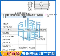 Mithmi aluminum alloy profile with a connector rear fitting screw cap PACK-HNTA6-6 HNTA6 HNTA8 HNTA8