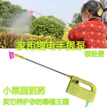 High-voltage lithium electric portable sprayer household crop spraying medicine green plant maintenance flowers and trees spraying light and durable
