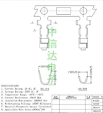 Xh2.54 Терминал XHB2.54 Терминал TJC3 Терминал 2.54 Терминальный бронзовый лист