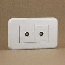 Lianfeng Electrical 118 two-digit TV plug 2-digit TV two-digit TV 118 double TV 2-digit TV socket