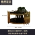 Nội thất Qinhu Đơn giản hiện đại sáng tạo bàn cà phê tròn phòng khách kính cường lực thời trang cá tính nhẹ nhàng sang trọng - Bàn trà Bàn trà
