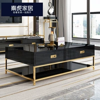 Tần đồ nội thất hổ bàn cà phê nhỏ gọn phòng căn hộ sống tủ TV hiện đại ly sơn trắng đã sẵn sàng để kết hợp - Bàn trà bàn ghế gỗ phòng khách đẹp
