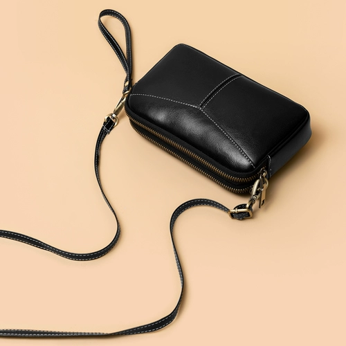 Кожаная сумка через плечо, сумка на одно плечо, небольшая сумка, из натуральной кожи