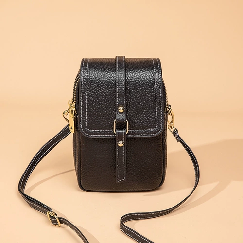 Модная кожаная сумка через плечо для отдыха, небольшая сумка, городской стиль, воловья кожа, из натуральной кожи