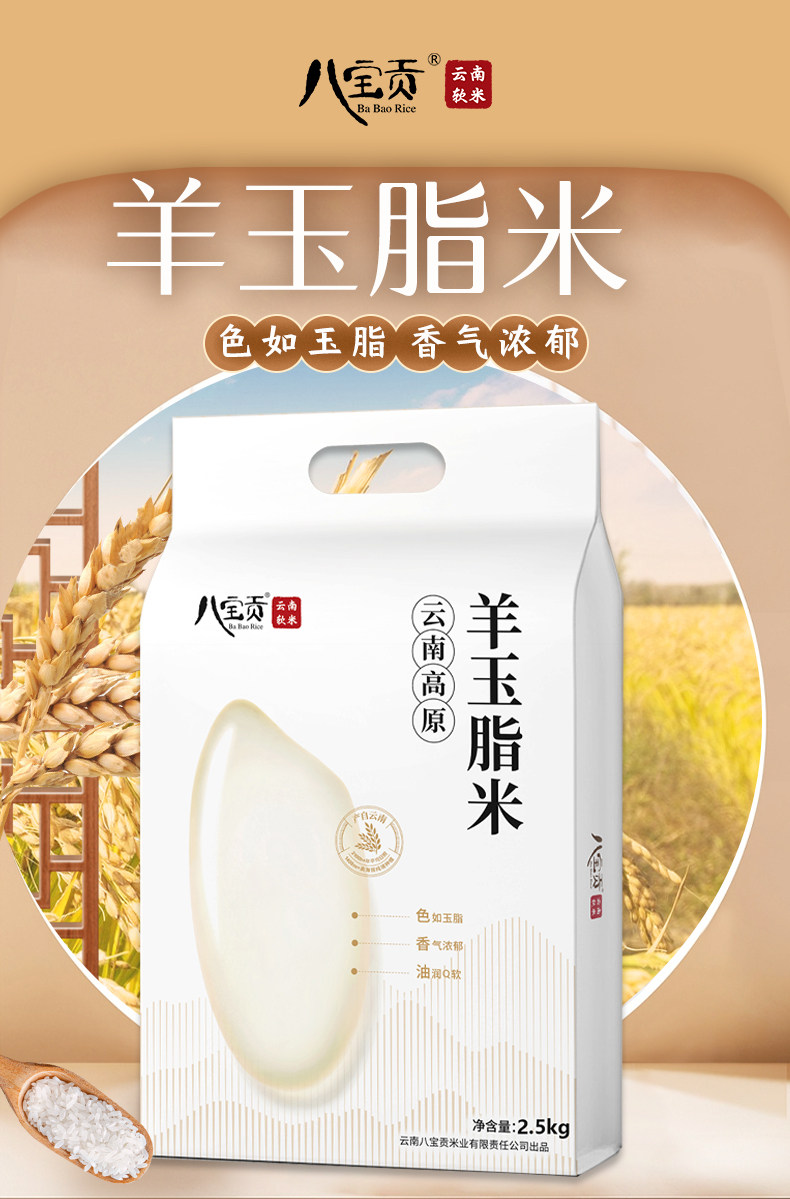 安享好物 安享B级粳米-八宝贡羊玉脂米 企标 