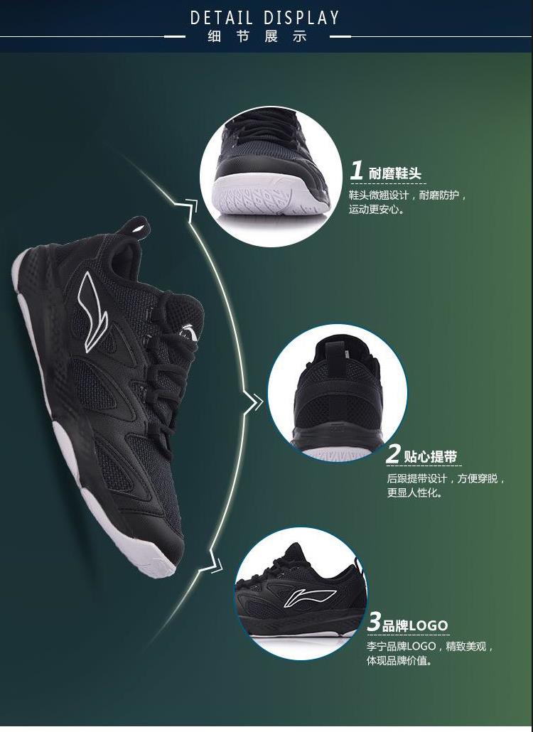 Giày cầu lông Li Ning Giày nam mới chống trơn trượt cho nam thấp để giúp giày thể thao mùa xuân và mùa thu AYTM033-2 giày sneaker nike