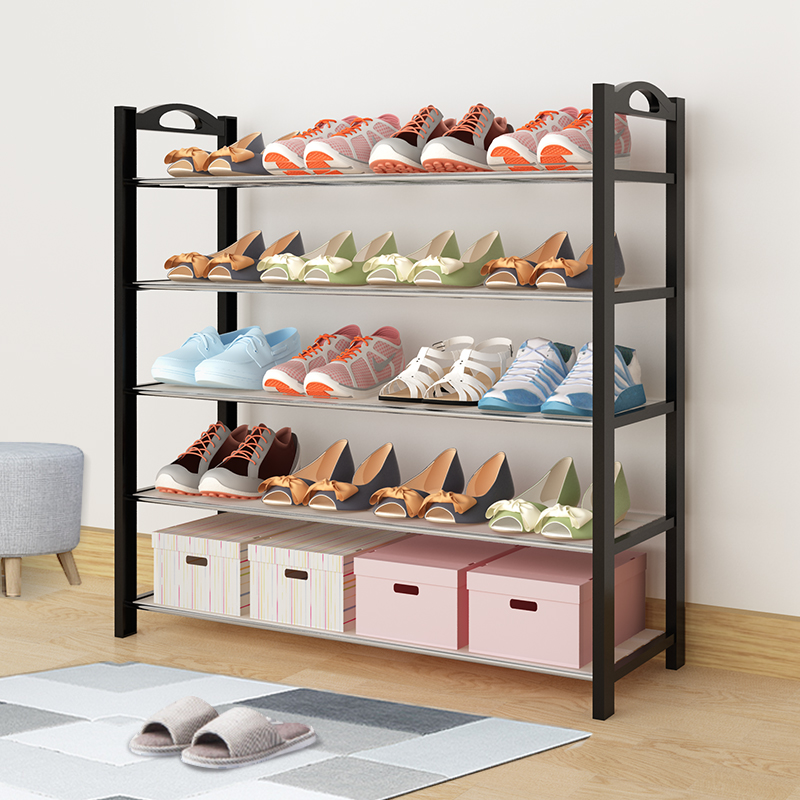 Leliving multilayer assembly Easy shoe rack multifunction shoes rack minimalist Hyundai Dormitory Province Space Shoe Cabinet