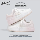 Warrior, кроссовки, розовая белая обувь на платформе, туфли, тренд сезона, градиент