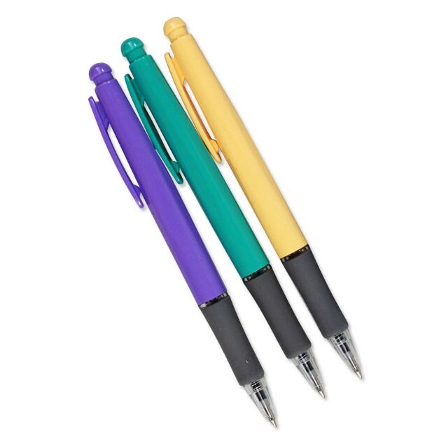 Wenzheng 2078B ballpoint pen rubber ballpoint pen text blue by motion ball pen 0 7mm 7mm atom pen-Taobao