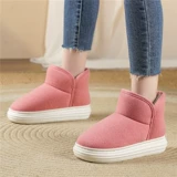 Зимние высокие удерживающие тепло утепленные нескользящие тапочки для влюбленных, обувь на платформе