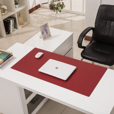Red office plastic pad environmental protection desk pad Simple oversized custom children's desk writing pad Green eye protection mouse pad