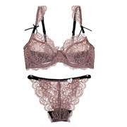 đồ lót mỏng Pháp womens kích thước lớn vú siêu mỏng trong suốt sexy b cốc c tách d cốc e cup ren áo ngực ra.