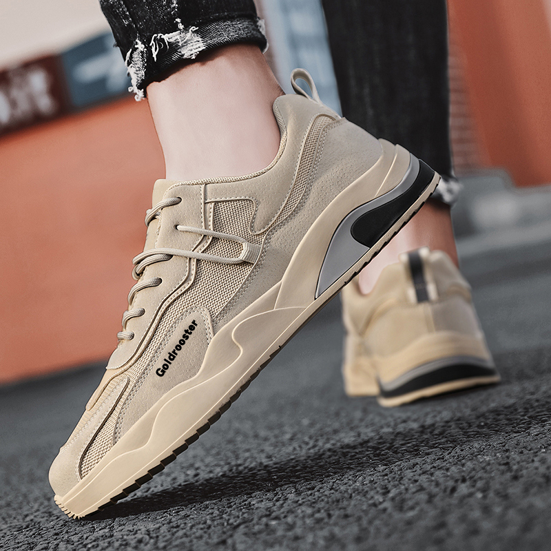 Shoes men 2021 new Joker sports casual board shoes driving men's shoes autumn students deodorant mesh tide shoes