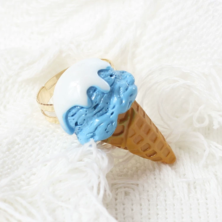 Adjustable ring, donut, Lolita style