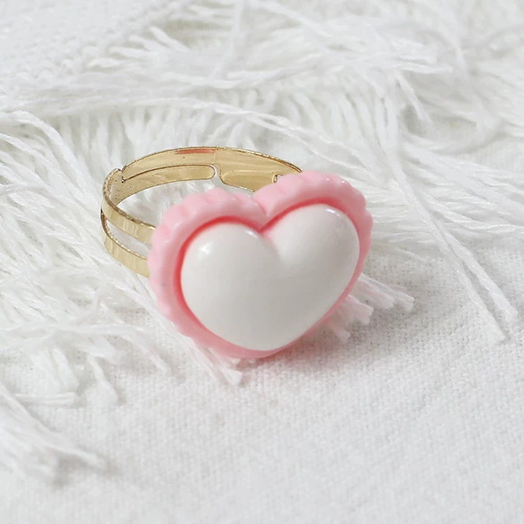 Adjustable ring, donut, Lolita style