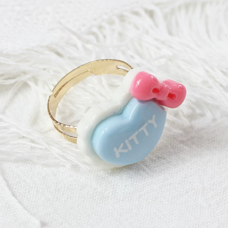 Adjustable ring, donut, Lolita style