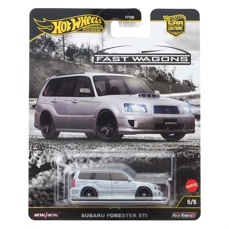 Hot Wheels Car Culture Subaru Forester Sti Wagon Alloy Car Subaru Forester Sti