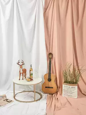 New year photo background cloth shooting props room decoration ins Wind Net red solid color white photo background cloth net red pendulum live broadcast room decoration background wall