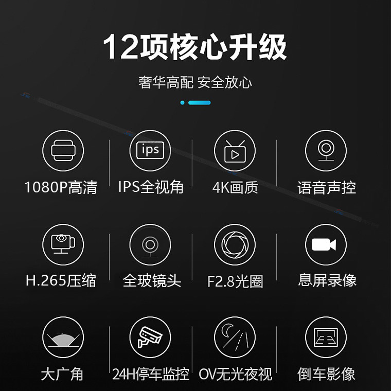 Truck 10inch Monitor-Mounted 2/4/5-Channel Recorder Four-Channel Monitoring All-In-One Device Single Screen 12V24V