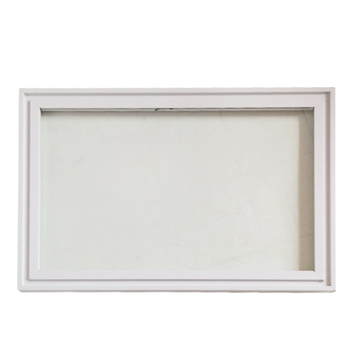 Брокерная крышка тарелка на заказ морозильной камеры Стеклянная крышка с толчкой -палочка на дисплее шкаф с раздвижной дверной натяжение стеклянная морозильная крышка, чтобы переместить дверь