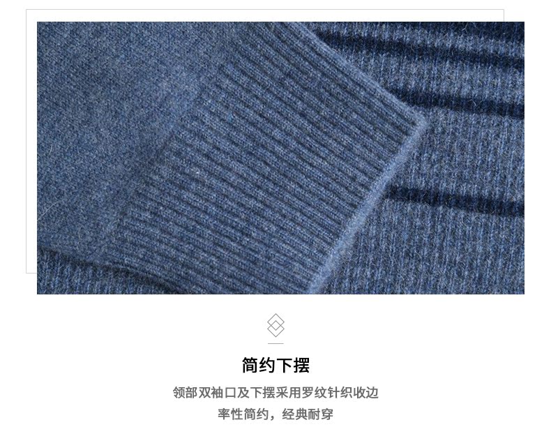 SUPERYANG Dingji cừu 2017 mùa thu và mùa đông mới vòng cổ ấm tinh khiết cashmere thời trang đơn giản áo len