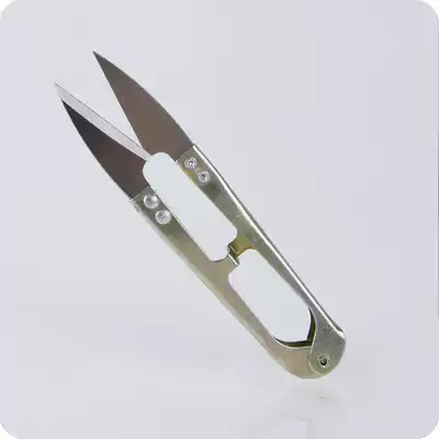 Handmade DIY yarn shears for sewing household U-shaped small scissors for thread cutting