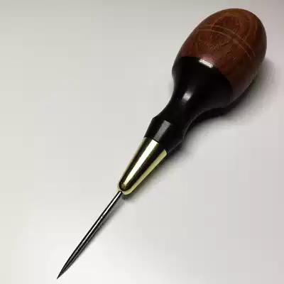 Awl Rui powder damascus pattern steel cone handmade leather DIY reaming positioning suture auxiliary tool