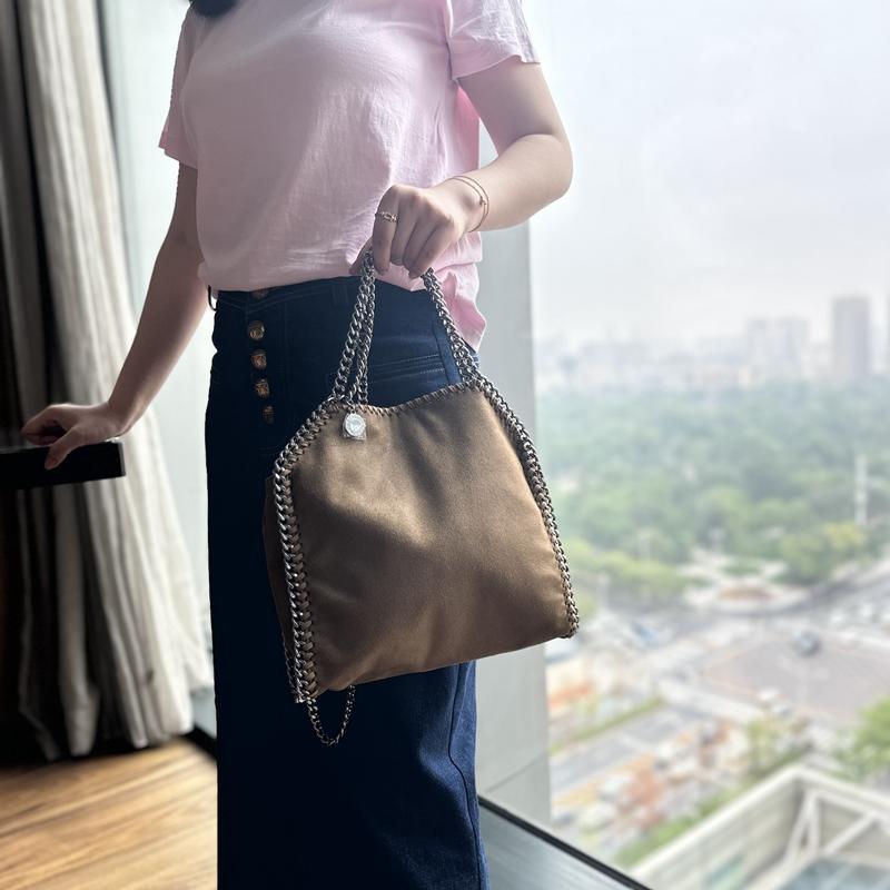 Stella Versatile Chain Bag 25cm Medium Size Niche Simple High-End Texture Soft Foldable Handbag Crossbody Bag