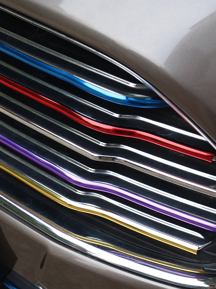 Apply Ford Fuchs Fox Carnival Automotive midnet retrofit decorative strip body chromed brightening strips