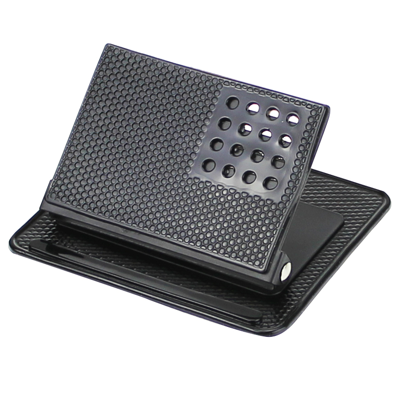 Multifunctional car GPS satellite navigation bracket car creative mobile phone holder tablet universal silicone sheet non-slip pad