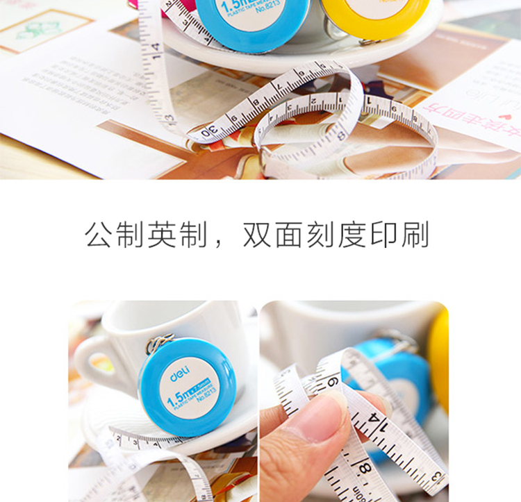Bộ đo băng keo 1,5 m dễ thương đo ba chiều bán thân băng mềm nhỏ quần áo thước kẻ công cụ văn phòng phẩm hộ gia đình băng đo nhỏ với thiết kế riêng phù hợp với nhiều chức năng vòng chân bé - Vòng chân lắc chân vàng pnj