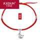 KXDUN925 sterling bạc vòng chân năm sinh chuỗi đỏ hoàng đạo lợn vận chuyển cặp đôi chuẩn bị yyd0818 - Vòng chân