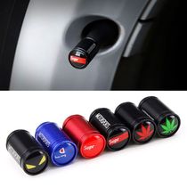 Tire valve cap luminous colorful car tire valve flash luminous decorative tire light induction