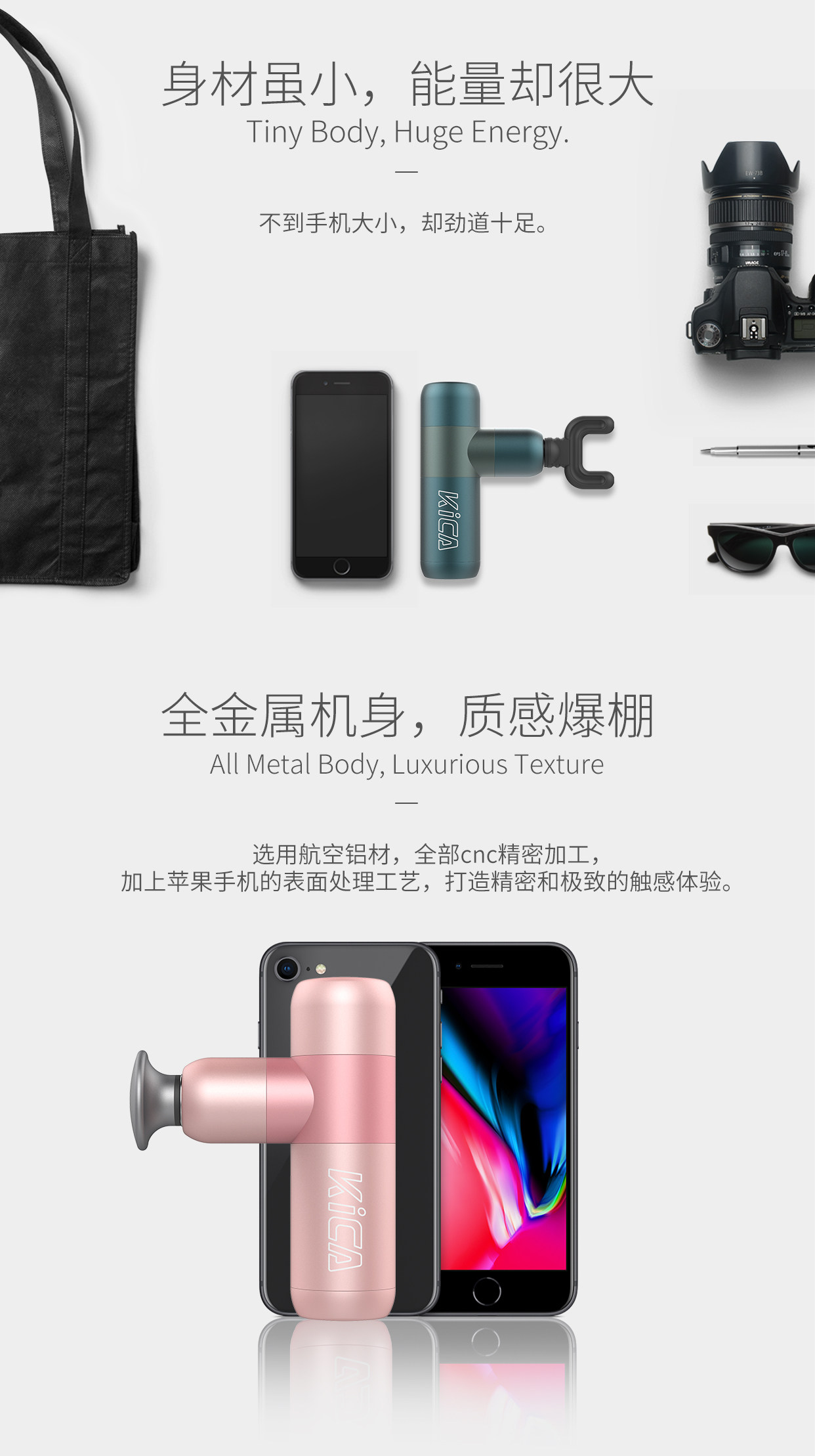 Массаж пушка 飞宇kica k2小型迷你电动便携按摩器健身深层肌肉放松震动筋膜枪 Cat