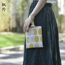 Fengwai original cute cute wrist small bag environmentally friendly fabric cotton and linen cultural creative bag women