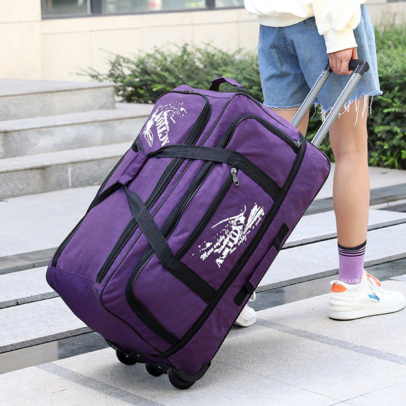 Travel Pull Rod Bag Travel Bag Suitcase Air Consignment Bag Waterproof Large Capacity Luggage Bag Drawbar Kit-Taobao