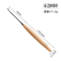 Крючок для вязания, 4.0mm