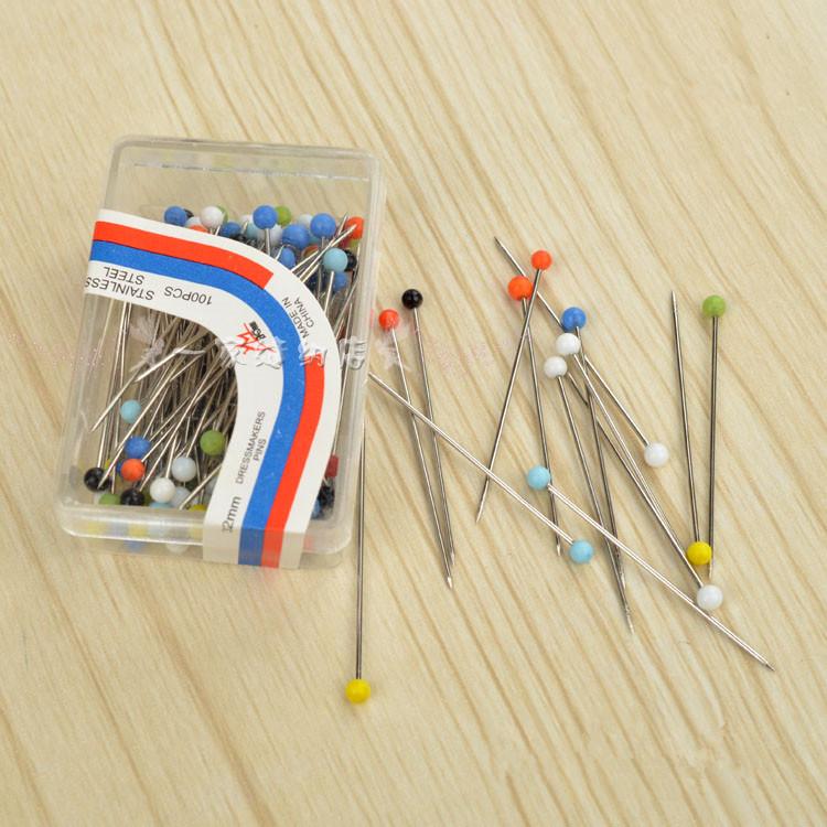 Handmade màu hạt ghim kim định vị pin pin pin ngọc có nghĩa là các công cụ DIY đính cườm - Công cụ & vật liệu may DIY dụng cụ đan len