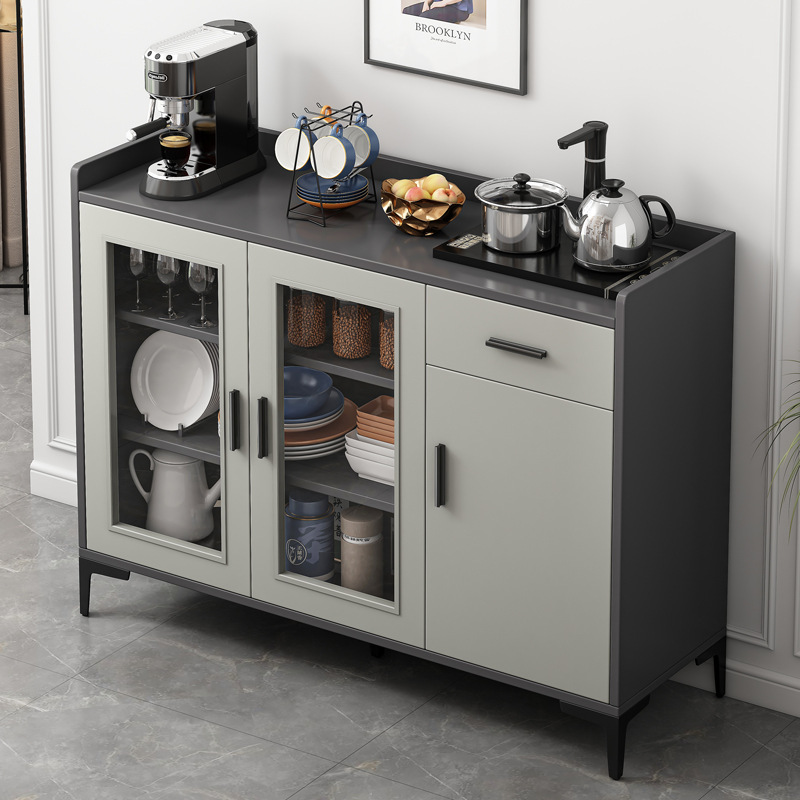 Integrated Tea Cabinet, Tea Table, Tea Bar Machine, Sideboard, Modern Minimalist Storage Cabinet, Coffee Machine Display Stand