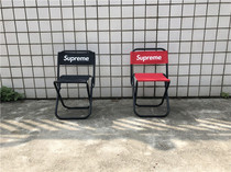 supreme folding chair Small stool Lightweight and durable fishing chair Beach chair backrest Camping