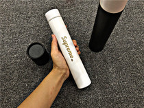 supreme thermos portable straight stainless steel student fashion literary cup Sports kettle