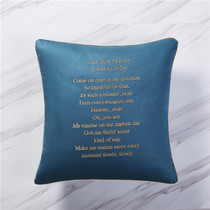New 60 light lavish pure colour letters embroidered single item Pillow Comfort soft and pro-skin folk Sleeping By Pillow Single