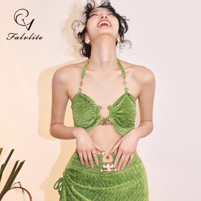 Falvlite2026 Spring/Summer Wizard of oz Swimsuit Fashionable Sexy Women's Bikini Small Chest Push-Up Swimsuit