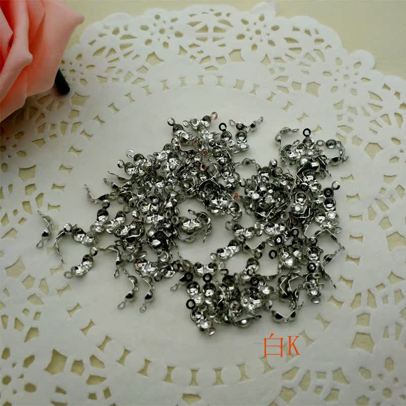 DIY Trang sức Phụ kiện Song phương Bounding Buckle Bracelet Iron Handmade Vòng cổ Vòng đeo tay Vòng khóa Buckle Chất liệu đính cườm - Vòng chân vòng chân nam