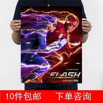 2018 Flash Season 5 Grant Gustin Kraft Paper Poster Decorative Painting 3