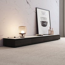 Italian light luxury TV cabinet modern simple living room very simple wind rock board coffee table TV cabinet combination can be customized floor cabinet
