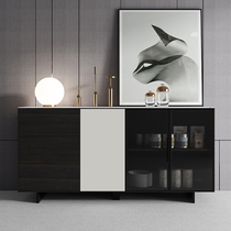 Light luxury Rock board sideboard modern simple living room locker wine cabinet Nordic Italian porch cabinet tea cabinet home