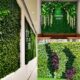 Store Wall Decoration Three-Dimensional Plant Wall Simulated Green Plant Wall Green Plant Screen Wall Hanging Indoor Lawn Wall